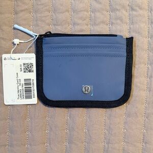 Lululemon Athletica Blue and Black Card Case